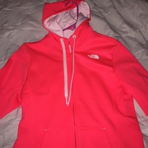 North Face zip up hoodie
